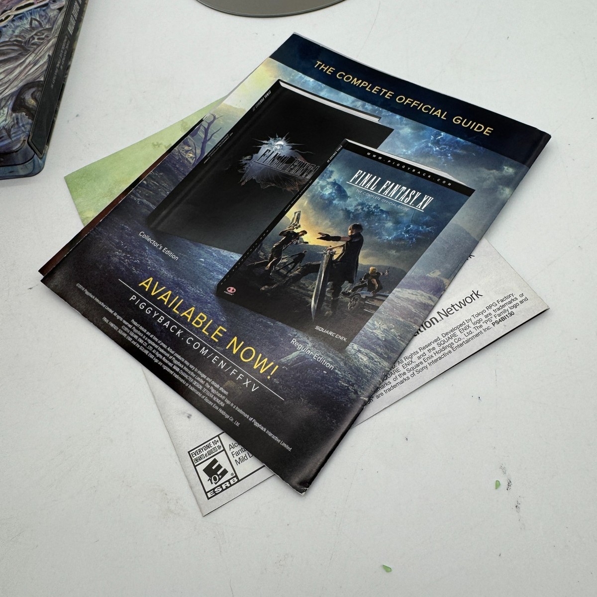 PS4 Final Fantasy XV Deluxe Edition Game,*NO MOVIE* Steelbook | eBay