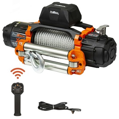Electric Winch Waterproof with Wireless Remote Control System 13500 lb 24V Load 