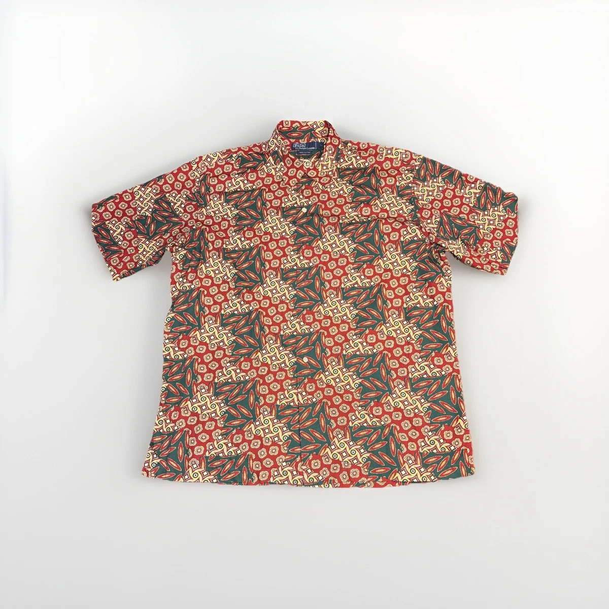 Polo Ralph Lauren Paisley Short Sleeve Casual Button-Down Shirts