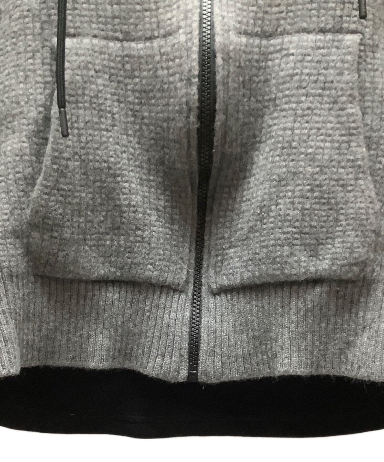MONCLER GENIUS Hoodie/ Gray x Black/ Size: M thumbnail 6