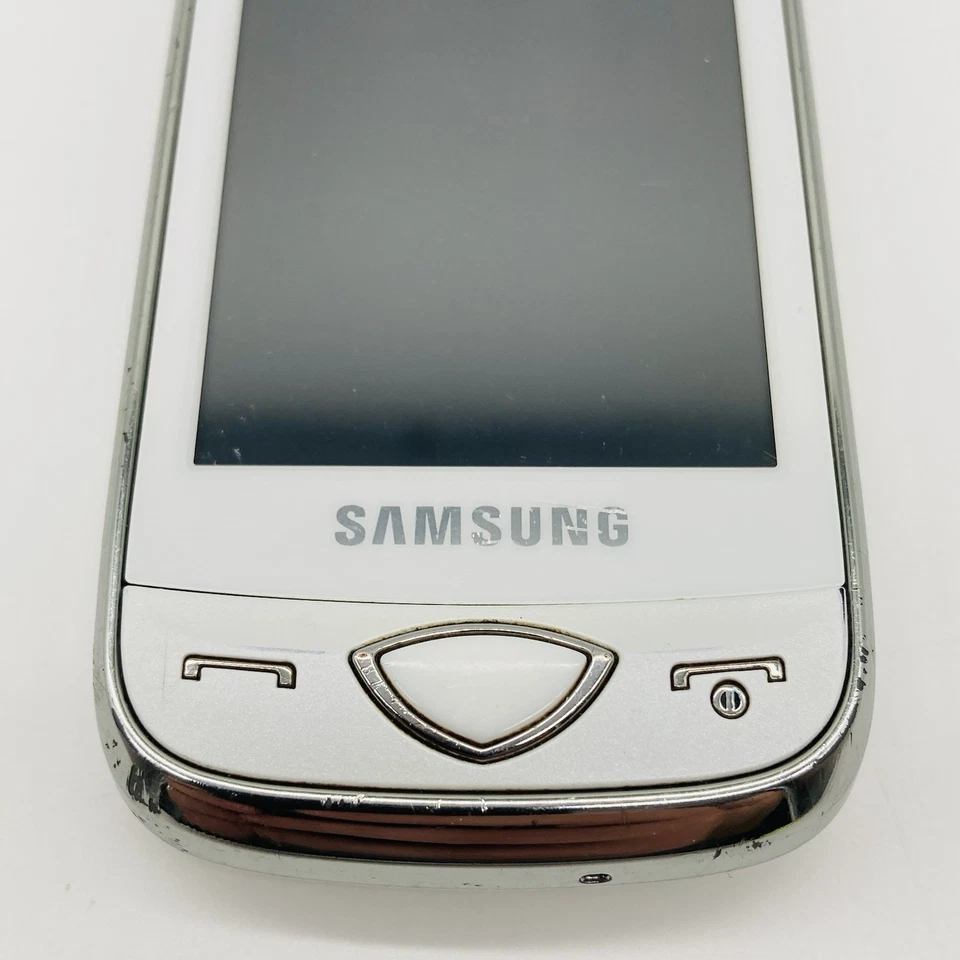 Samsung Galaxy Marvel GT-S5560 Weiß 5MP LCD Display Android Smartphone LESEN, Foto 2 von 5