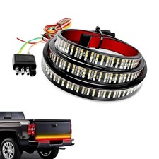 59" LED Tailgate Light Bar, 12V Triple Row LED Tail Strip, IP65 Waterproof
