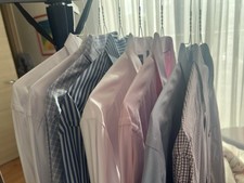Estate sale!  Lot of 8 Men’s Dress Shirts - Size 17.5 36/37; Colors: Multi.