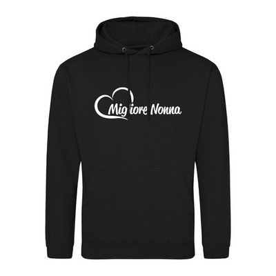 Unisex Hoodie Migliore Nonna Cuore Geschenkidee Migliore Nonna Geschenk Präsent