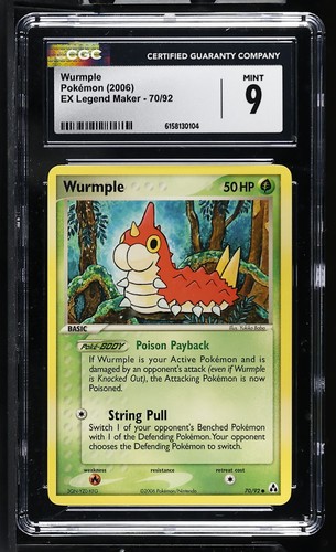 Wurmple graded CGC 9 for sale on eBay