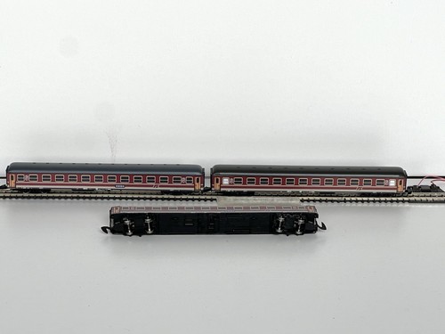 Z Scale , Set 3 Carrozze Fs . Rosso Fegato , 2 cl E 1cl . 2 Seconda 1 di Prima - Foto 9 di 11