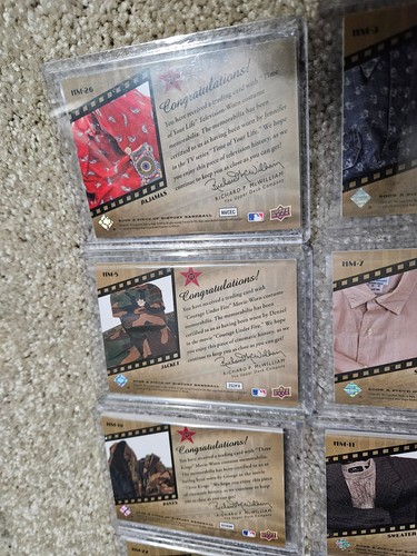 🌟(14) 2008 Upper Deck A Piece of History Hollywood Memorabilia Card Lot - Picture 10 of 14