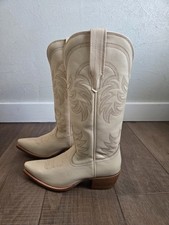 Tecovas The Annie Cowgirl Boot Bone Cowhide Women's Size 7B