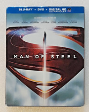 Man of Steel 2013 Blu-ray DVD 2-Disc Set NEAR MINT - FREE SHIPPING