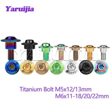 Titanium Bolt M5/M6 Disc-Shaped Torx Head Step Screw Motorcycle Shell Step Bolts