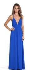 Lovers + Friends Good As Gold Women’s Maxi Dress in Cobalt Blue Size XS