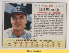 1963 Post Carl Warwick #190 READ 2jq