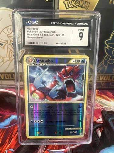 Gyarados (Red) 123/123 Heartgold & Soulsilver Reverse Holo SPANISH CGC 9