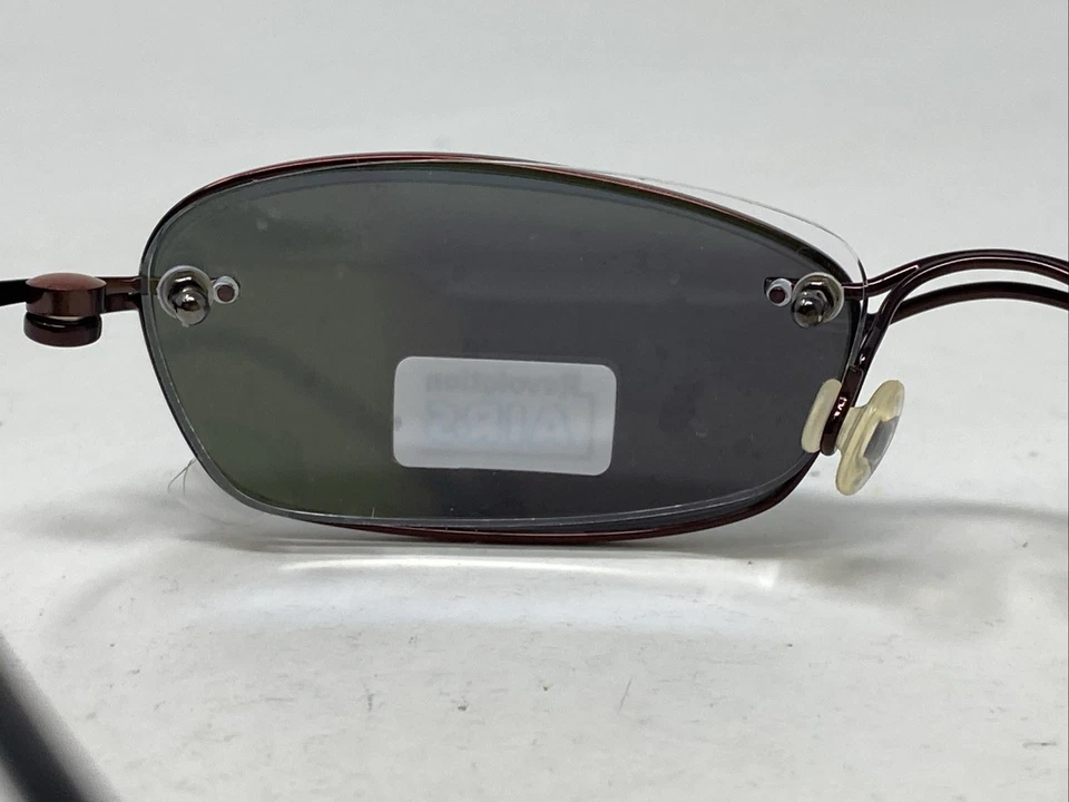 Revolution Airs RA104B RED LUSTER 48-17-150 Eyeglasses Frame w/ Clip-on PM40 - Image 3 of 4