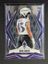 2025 Panini Phoenix - Rookie Card Mike Green #216 (RC) Baltimore Ravens. rookie card picture