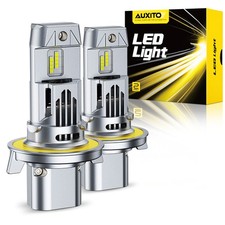 2X H13 9008 Super Bright LED Headlight Bulbs Kit 33000LM 6500K White Hi-Lo Beam