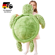 IKASA Riesige Schildkr&ouml;te Kuscheltier 78 cm Pl&uuml;schstoff f&uuml;r Kinder Geschenk