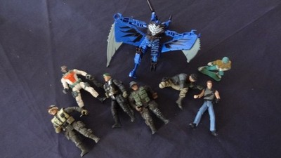 Konvolut 8 Figuren Figuren Soldat Action Chap Mei und Transformers M