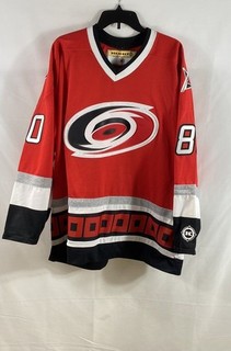 Vintage Y2K Koho Carolina Hurricanes Kevin Weekes Signed Hockey Jersey Red XL