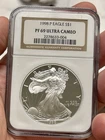 1998-P $1 American Silver Eagle Proof Coin NGC PF69
