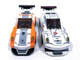 USED LEGO SPEED CHAMPIONS 75912 PORSCHE 911 GT FINISH LINE RETIRED W/ BOX MANUAL