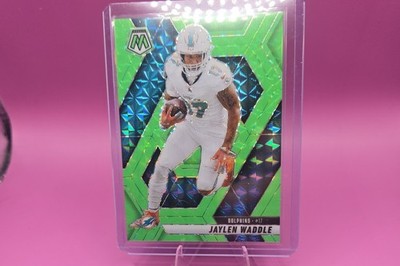 2025 Panini Mosaic Lime Green Jaylen Waddle SSP 02/10