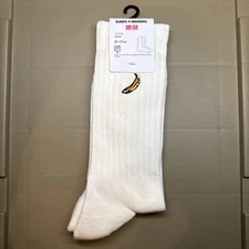 Uniqlo Kaws X Warhol White Socks 25-27cm (Adults US Size 7-9) NWT