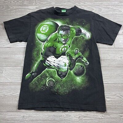 Vintage Green Lantern T-Shirt Adult Medium Big Logo E41 | eBay