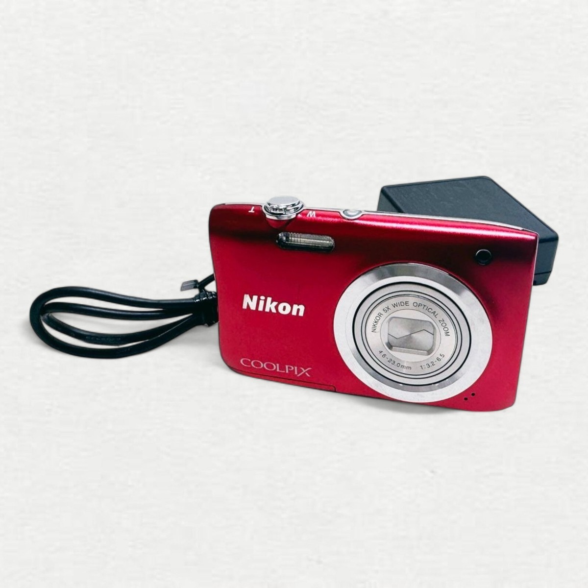 Nikon Coolpix A100 Red Compact Digital Camera 20.0 MP