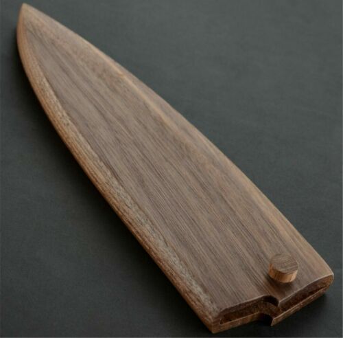 Japanese Chef Knife Sheath Wood Saya Shasimi Deba Knife Guard Case Bag190 220mm