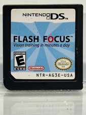 Flash Focus: Vision Training in Minutes a Day (Nintendo DS, 2007) Cartridge Only