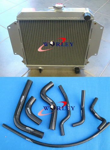 For SUZUKI SIERRA Radiator+Fan+Black hoses 1.0 1.3 SJ410/413 1981-1996 Alloy MT - Picture 6 of 14