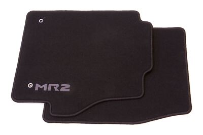 Genuine Toyota Luxury Carpet Floor Mats Black w/Logo 2x MR2 02-05