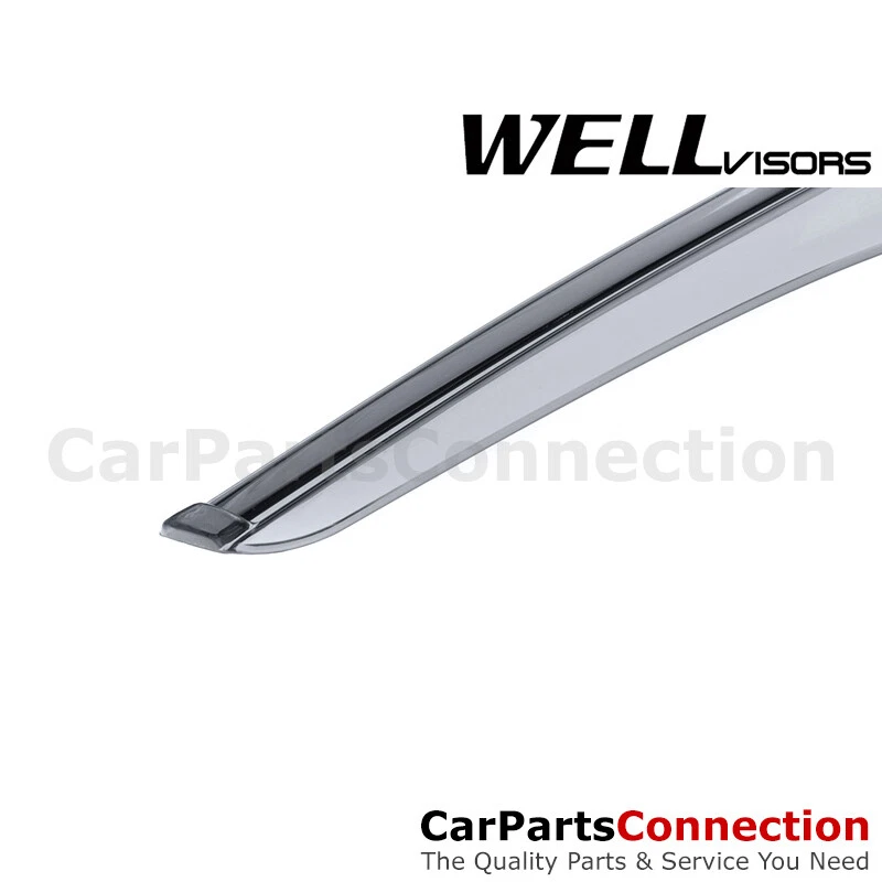 WellVisors Window Visors 2007-2013 Suzuki SX4 Hatchback Side Deflectors - Image 4 of 4