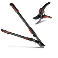Gartenscheren Set: Teleskop Bypass Astschere + Bypass Gartenschere, Baumschere
