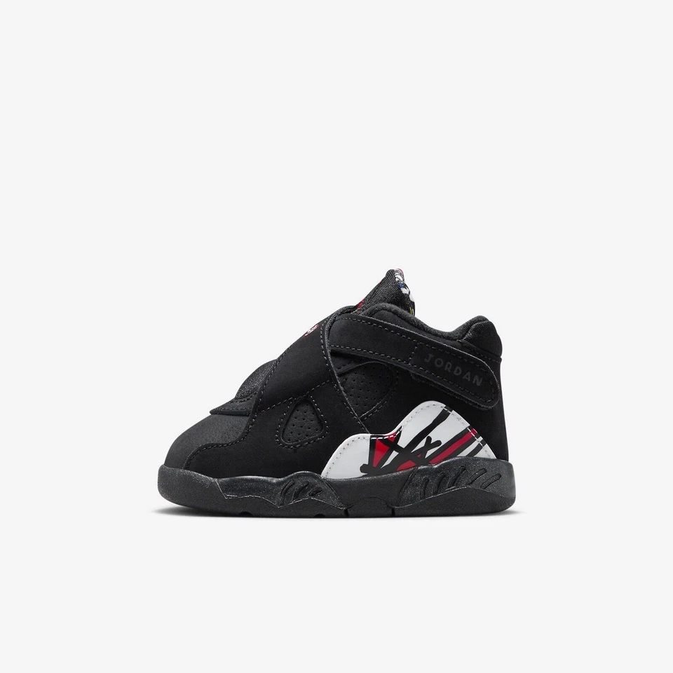 [305360-062] Toddler Jordan 8 Playoffs Black *NEW* - Image 2 of 4