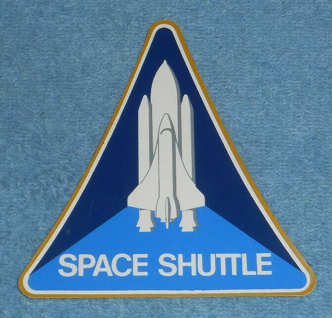 Vintage NASA Space Shuttle Logo Sticker 4" | eBay