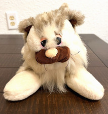 Vintage 1980s Tonka Pound Pur-r-ries White Cat Kitten Plush Stuffed Animal Toy