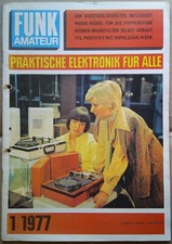 DDR Zeitschrift Funkamateur,  Einzelheft 1/77, (Elektronik, HiFi, Amateurfunk)