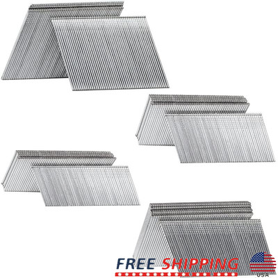 16 Gauge Galvanized Angled Finish Nails 2000 Pack T Shape Chisel Point Tools New