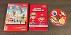 New Super Mario Bros Nintendo Wii 2009 with Case Manual Complete TESTED