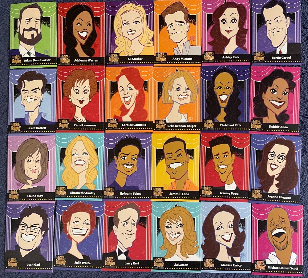 LIGHTS OF BROADWAY Collector Cards - 2019 Core Cards - Mint Condition!