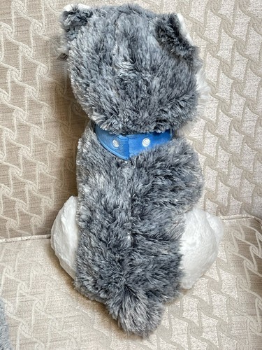 Set Of 3 (Small Medium XXL) Husky Dog Plush Polar Stuffed Animal Toys White Gray - Picture 21 of 24