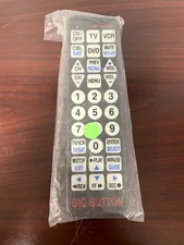 Hy Tek Big Button Universal Remote Tested - never been used