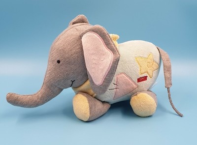 Esprit Sigikid Elefant Schlenker Kuscheltier Plüschtier Stofftier 28 cm lang 