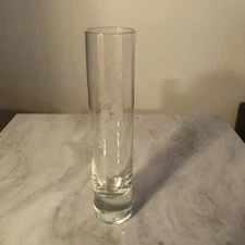 Schmid Etched Floral Bud Vase - VINTAGE