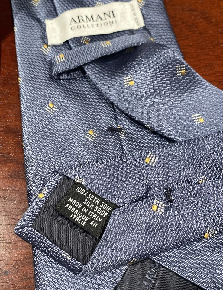 Corbata Colección Armani 100% Seda Hecha en Italia Foto 4 de 4