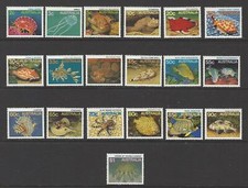 Marine Life - 1984-1986 - Set of 19 values UMM (SG919-937)