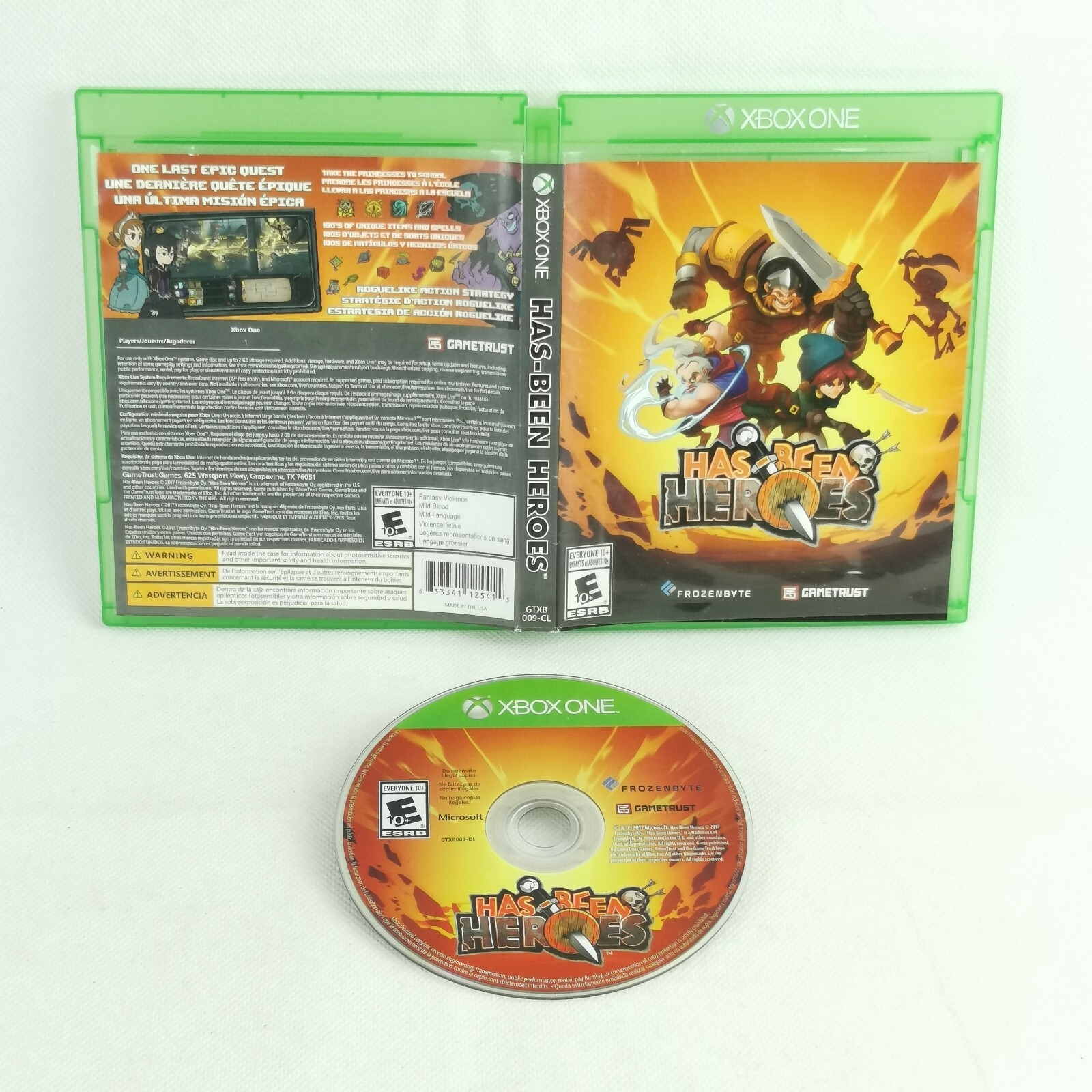 Has Been Heroes Xbox One Microsoft Complete NTSC Region Free