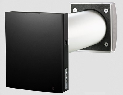 Blauberg Vento Expert A50-1 S10 WV.2 dezentrale Wohnraumlüftung mit WLAN Schwarz